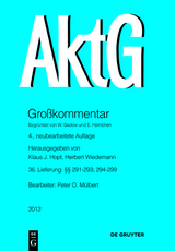 Aktiengesetz / §§ 291-293, 294-299 - 