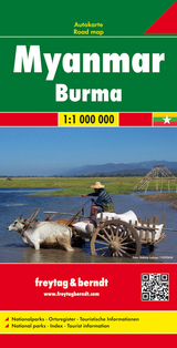 Myanmar - Burma, Autokarte 1:1.000.000 - Freytag-Berndt und Artaria KG