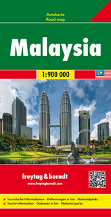 Malaysia, Autokarte 1:900.000 - 