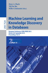 Machine Learning and Knowledge Discovery in Databases - 