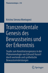 Transzendentale Genesis des Bewusstseins und der Erkenntnis - Kristina Montagova