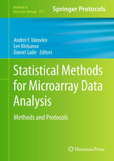 Statistical Methods for Microarray Data Analysis - 