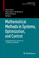 Mathematical Methods in Systems, Optimization, and Control - 