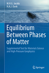 Equilibrium Between Phases of Matter - M.H.G. Jacobs, H.A.J. Oonk