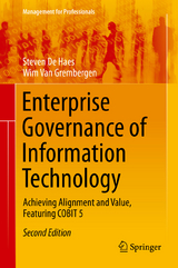 Enterprise Governance of Information Technology - Steven De Haes, Wim Van Grembergen