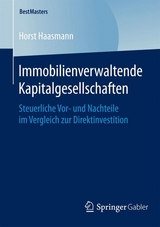 Immobilienverwaltende Kapitalgesellschaften - Horst Haasmann