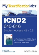 CCNA ICND2 (640-816) v5.9 MyITCertificationlab -- Access Card - Odom, Wendell