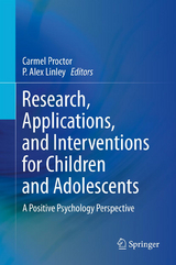 Research, Applications, and Interventions for Children and Adolescents - 