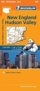 New England, Hudson Valley - Michelin Regional Map 581 - Michelin