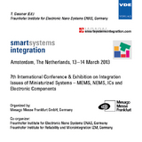 smart systems integration 2013 Amsterdam, The Netherlands, 13-14 March, 2013 - 