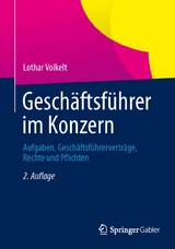 Geschäftsführer im Konzern - Volkelt, Lothar