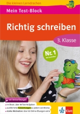 Mein Test-Block Richtig schreiben mit Online-Übungen 3. Klasse - 