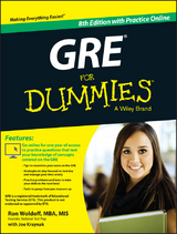 GRE For Dummies - Ron Woldoff, Joseph Kraynak