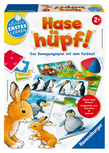 Ravensburger 24735 - Hase hüpf! - Bewegungsspiel für die Kleinen - Spiel für Kinder ab 2 Jahren, Spielend erstes Lernen für 1-4 Spieler - Wrede, Anja; Cantzler, Christoph