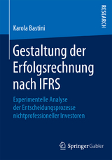 Gestaltung der Erfolgsrechnung nach IFRS - Karola Bastini