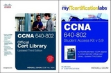 CCNA MyITCertificationlab 640-802 Official Cert Library Bundle v5.9 - Odom, Wendell