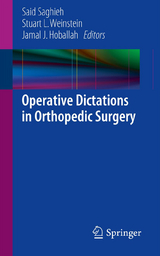 Operative Dictations in Orthopedic Surgery - 