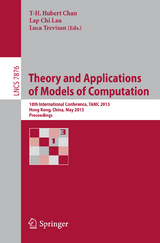 Theory and Applications of Models of Computation - 