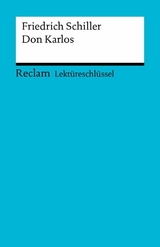 Lektüreschlüssel. Friedrich Schiller: Don Karlos - Friedrich Schiller, Berthold Heizmann