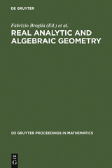 Real Analytic and Algebraic Geometry - 