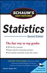 Schaum's Easy Outline of Statistics, Second Edition - Lindstrom, David; Spiegel, Murray