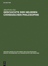 Geschichte der neueren chinesischen Philosophie - Alfred Forke