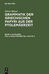 Analytischer Teil, Hälfte 2 - Edwin Mayser