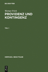 Providenz und Kontingenz - Werner Frick