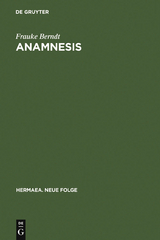 Anamnesis - Frauke Berndt