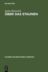 Über das Staunen - Stefan Matuschek