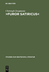 ›Furor satiricus‹ - Christoph Deupmann