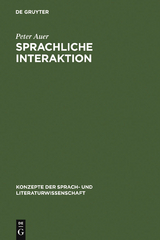 Sprachliche Interaktion - Peter Auer