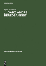 '....ganz andre Beredsamkeit' - Björn Hambsch