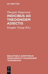 Indicibus ad Theognidem adiectis -  Theognis Megarensis