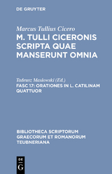 Orationes in L. Catilinam quattuor -  Marcus Tullius Cicero