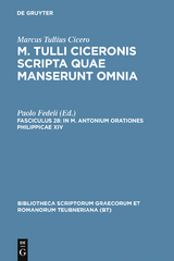 In M. Antonium orationes Philippicae XIV -  Marcus Tullius Cicero