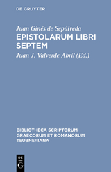 Epistolarum libri septem - Juan Ginés de Sepúlveda