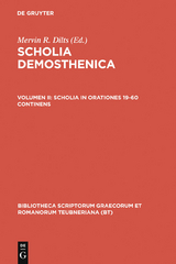 Scholia in orationes 19-60 continens - 