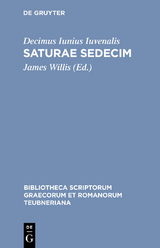 Saturae sedecim - Decimus Iunius Iuvenalis