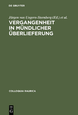 Vergangenheit in mündlicher Überlieferung - 