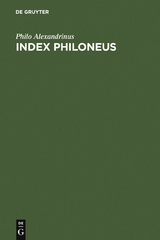 Index Philoneus - Günter Mayer