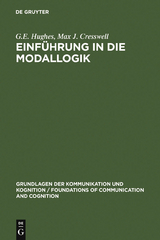 Einführung in die Modallogik - G.E. Hughes, Max J. Cresswell