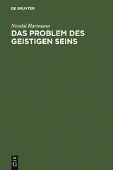 Das Problem des geistigen Seins - Nicolai Hartmann