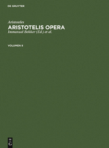 Aristoteles: Aristotelis Opera. Volumen II -  Aristoteles