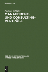 Management- und Consulting-Verträge - Andreas Schlüter