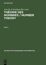 Théorie des nombres / Number Theory - 