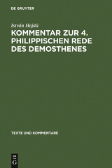 Kommentar zur 4. Philippischen Rede des Demosthenes - Istvan Hajdu