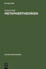 Metaphertheorien - Eckard Rolf