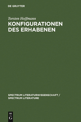 Konfigurationen des Erhabenen - Torsten Hoffmann