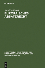 Europäisches Absatzrecht - Jens-Uwe Franck